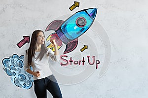 Startup concept photo