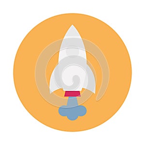 Startup flat background vector icon which can easily modify or edit