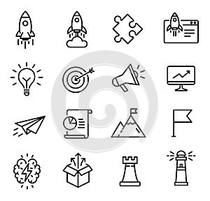 Startup Icons Set
