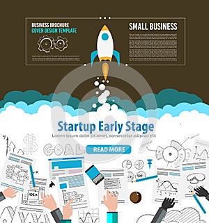 Startup Landing Webpage or Corporate Design Covers