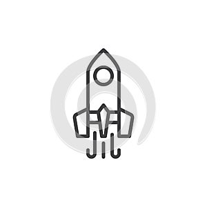Startup line icon