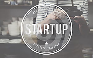 Startup New Business Vision Strategy Launch Concept