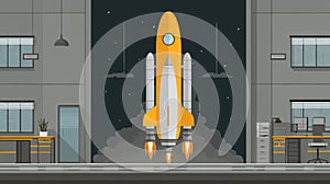 Startup Rocket Launch