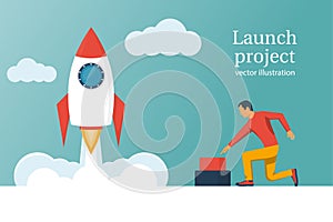 Startup working enterprise.