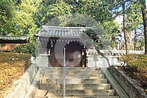 a starway to a japanese park