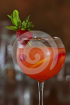 Starwberry sangria