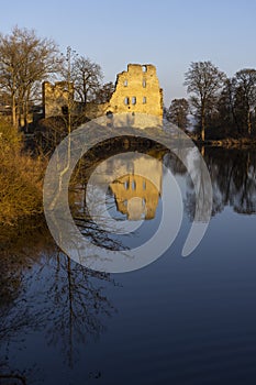 Stary rybnik ruins, Western Bohemia, Czech Republic