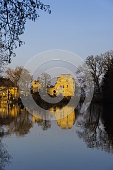 Stary rybnik ruins, Western Bohemia, Czech Republic