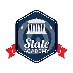 State academy badge design