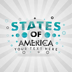 State of America food cooking sites recipes banner design