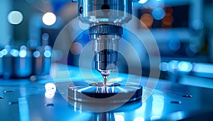 Precision CNC Laser Engraving on Metal Part