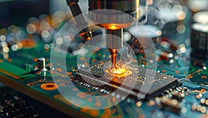 Precision Robotics in Microchip Manufacturing