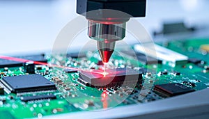 Precision Laser Manufacturing of a Computer Microchip