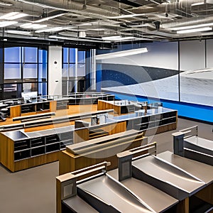 A state-of-the-art science center with interactive exhibits and educational spaces for all ages4