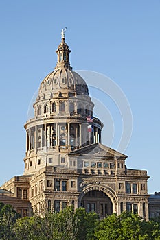 State Capital of Texas in Austin at Sunset