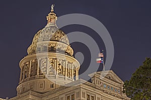 State Capital of Texas at Night