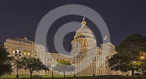 State Capital of Texas at Night