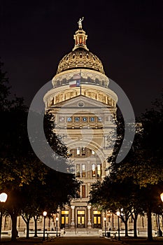 State Capital of Texas at Night