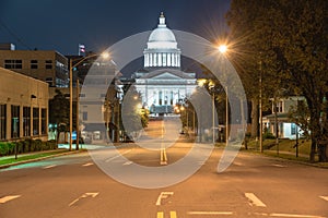 State Capitol of Arkansas nigh view