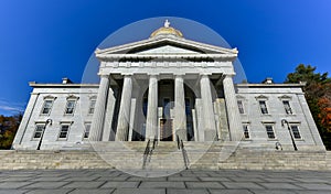 The State Capitol Building in Montpelier Vermont, USA