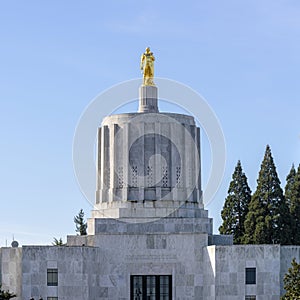 State capitol building Salem Oregon.