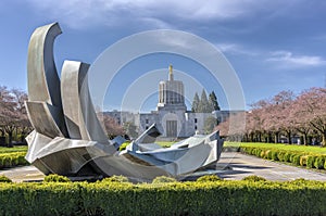 State capitol building Salem Oregon.