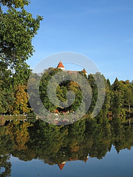 State castle Konopiste in autumn, Czech republic