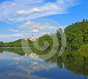 State castle Konopiste in spring