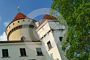 State castle Konopiste in spring