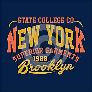 STATE COLLEGE NEW YORK SUPERIOR GARMENTS