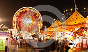 State Fair Carnival Midway Games Rides Ferris Wheel