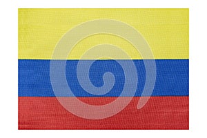 State flag of the country Colombia, isolate