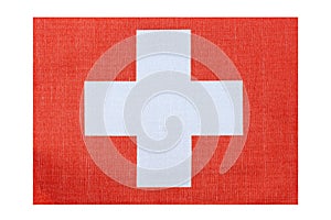 State flag of the country Switzerland, isolate