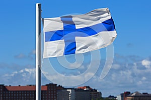 State flag of Finland.