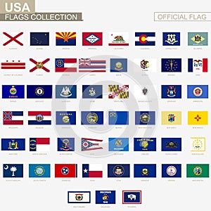 Condición banderas de unido Estados de oficial banderas 