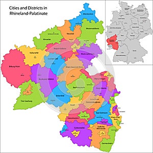 State of Germany - Rhineland-Palatinate photo
