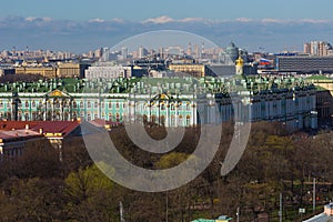 View of the Winter Palace building