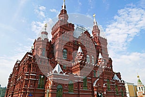 State Historical Museum at Red Square in Moscow, Russia