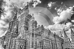 The State Historical Museum on Red Square, Moscow, Russia