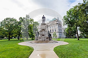 State House Tour Office in Indianapolis Indiana During Summer