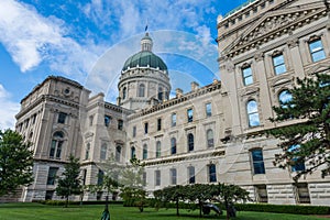 State House Tour Office in Indianapolis Indiana During Summer