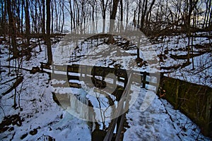 Pine Cliff Trail at Governor Dodge State Park Ice Formations photo