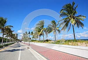 State Road A1A on Fort Lauderdale Beach