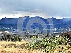 State Route Highway 87 scenic landscape view from Phoenix, Arizona to Payson Arizona, United States