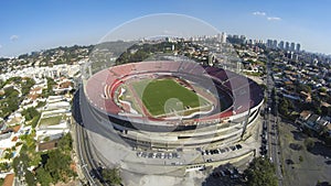 State of Sao Paulo, the city of Sao Paulo, Brazil, Sao Paulo Futebol Clube or Stadium Cicero Pompeu de Toledo.