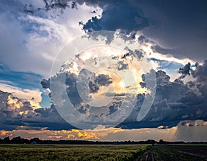 The state of the sky when a storm is brewing generative ai