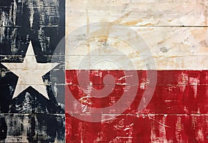 A State of Texas USA sign print on wood.