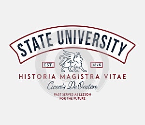 State university historia magistra vitae photo