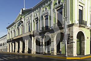 In the state of Yucatan the Government Palace of Merida