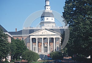 The statehouse capital in Annapolis, Maryland photo